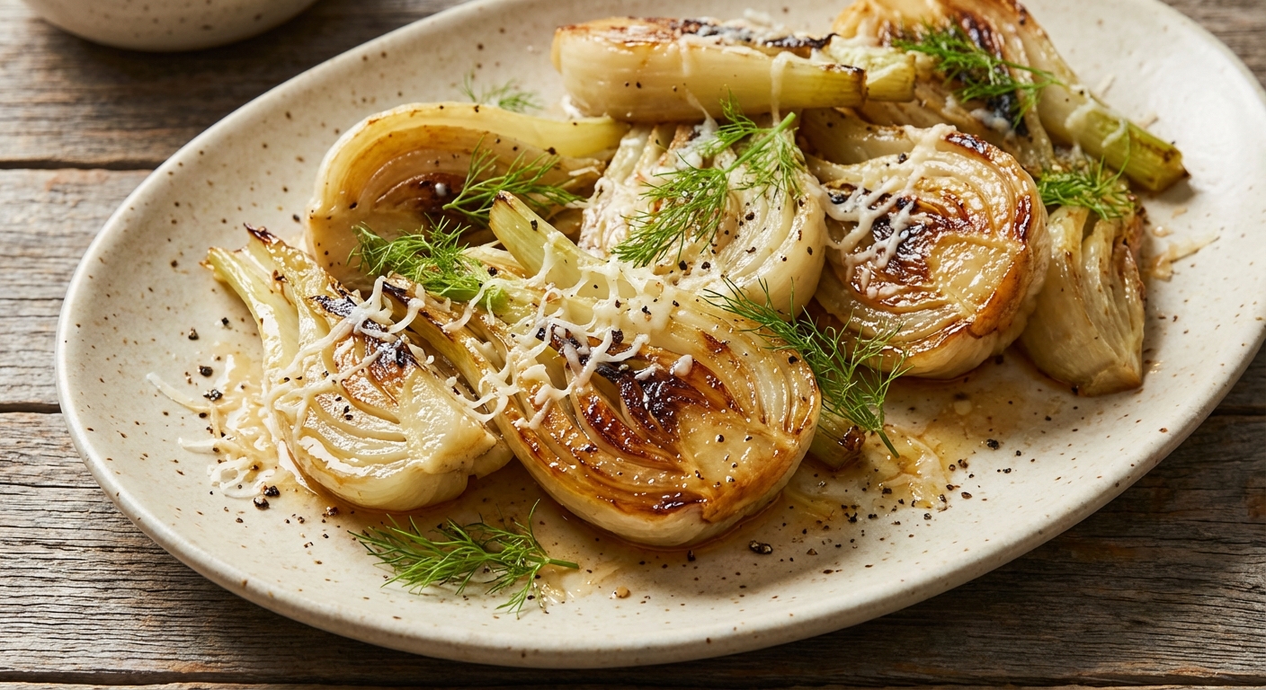 Pan-Braised Fennel with Parmesan