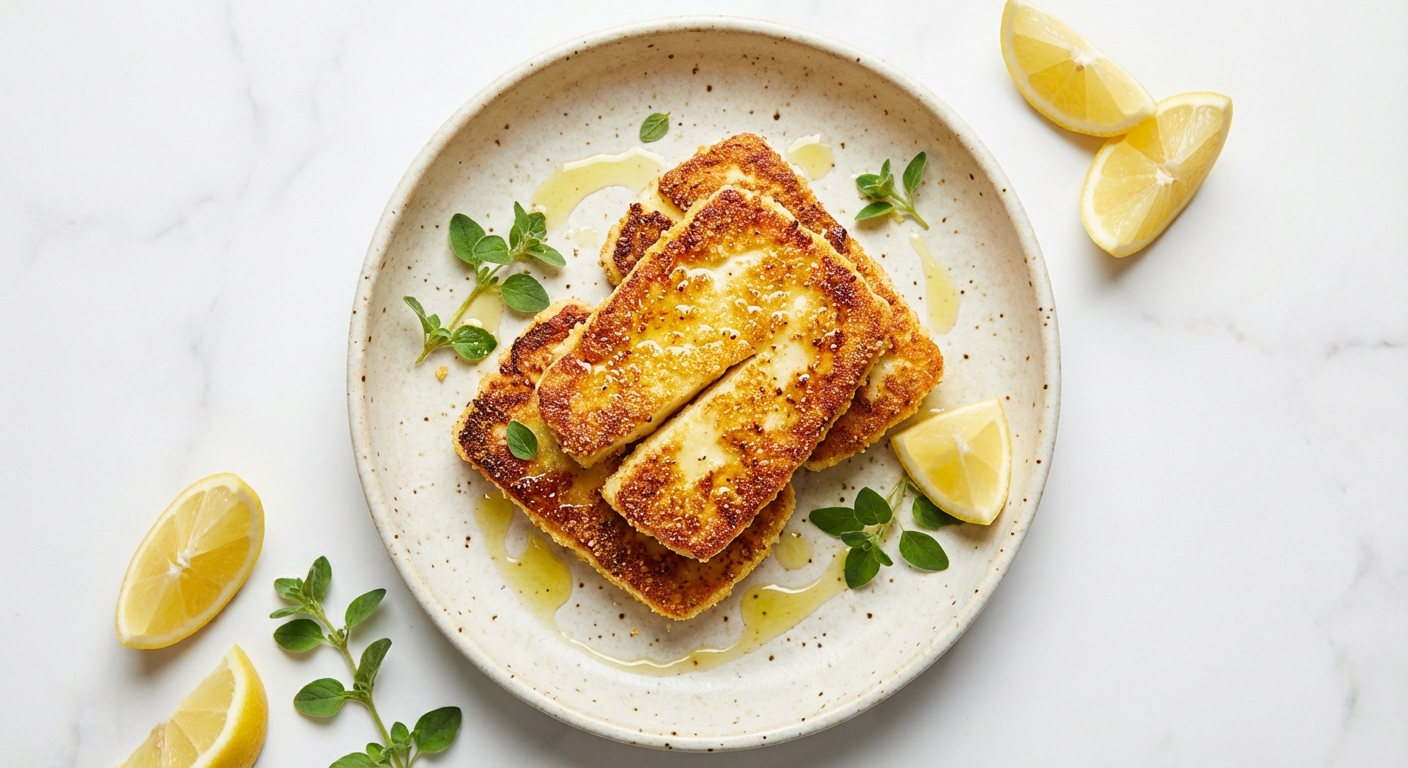 Pan-Fried Halloumi