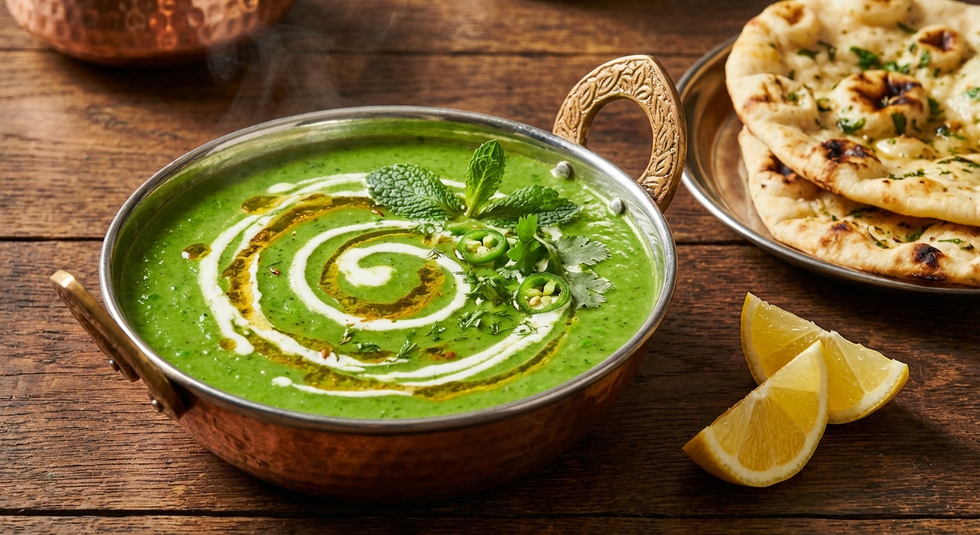 Pea, Dill, + Mint Soup