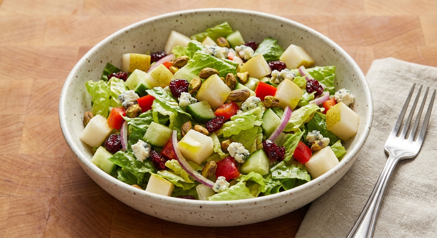 Pear and Cranberry Chopped Salad