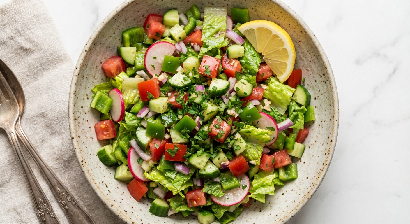 Persian-Style Cucumber and Tomato Salad