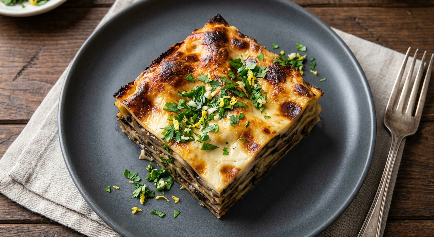Portobello Mushroom Lasagna