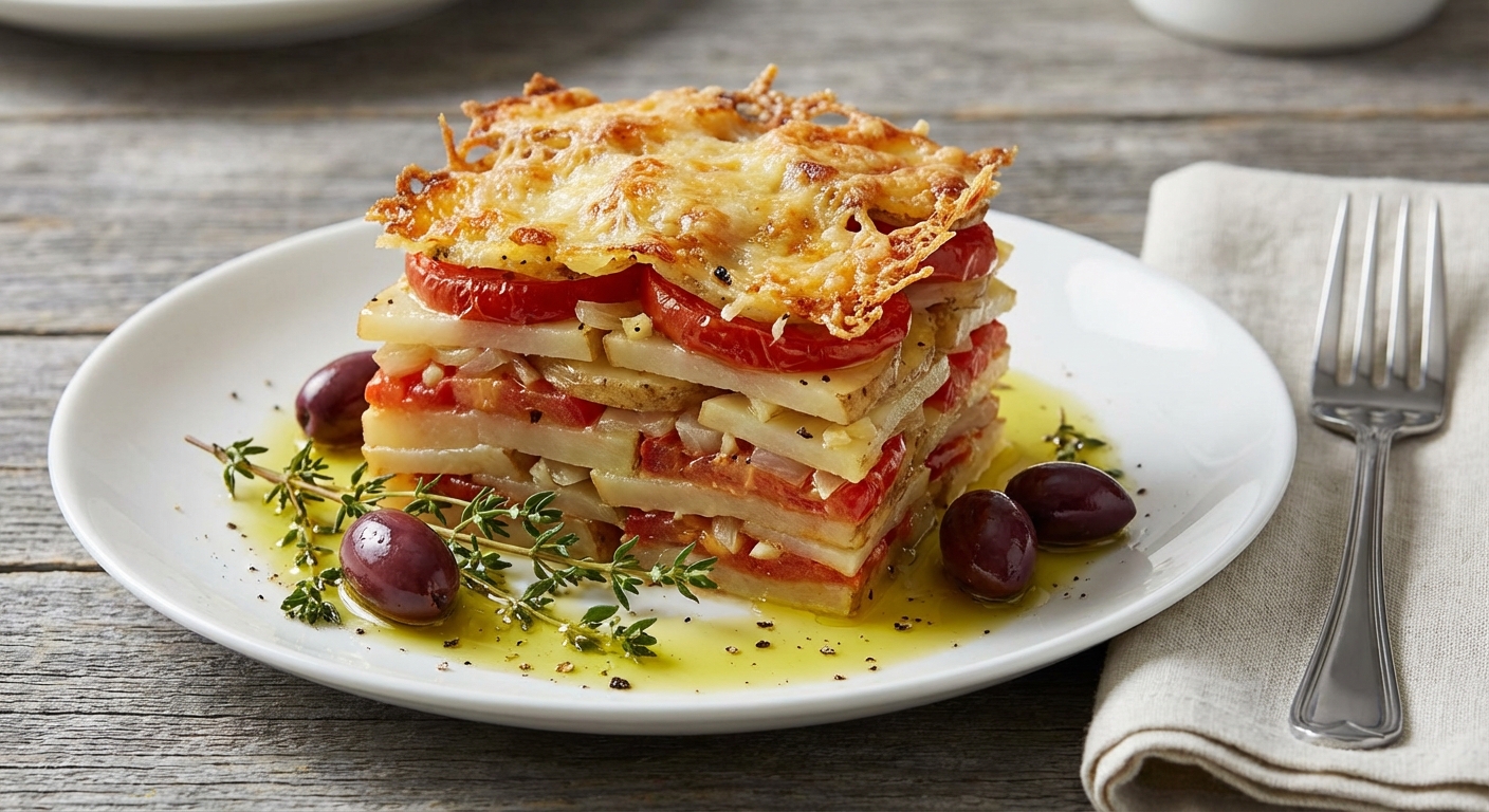 Potato-Tomato Gratin