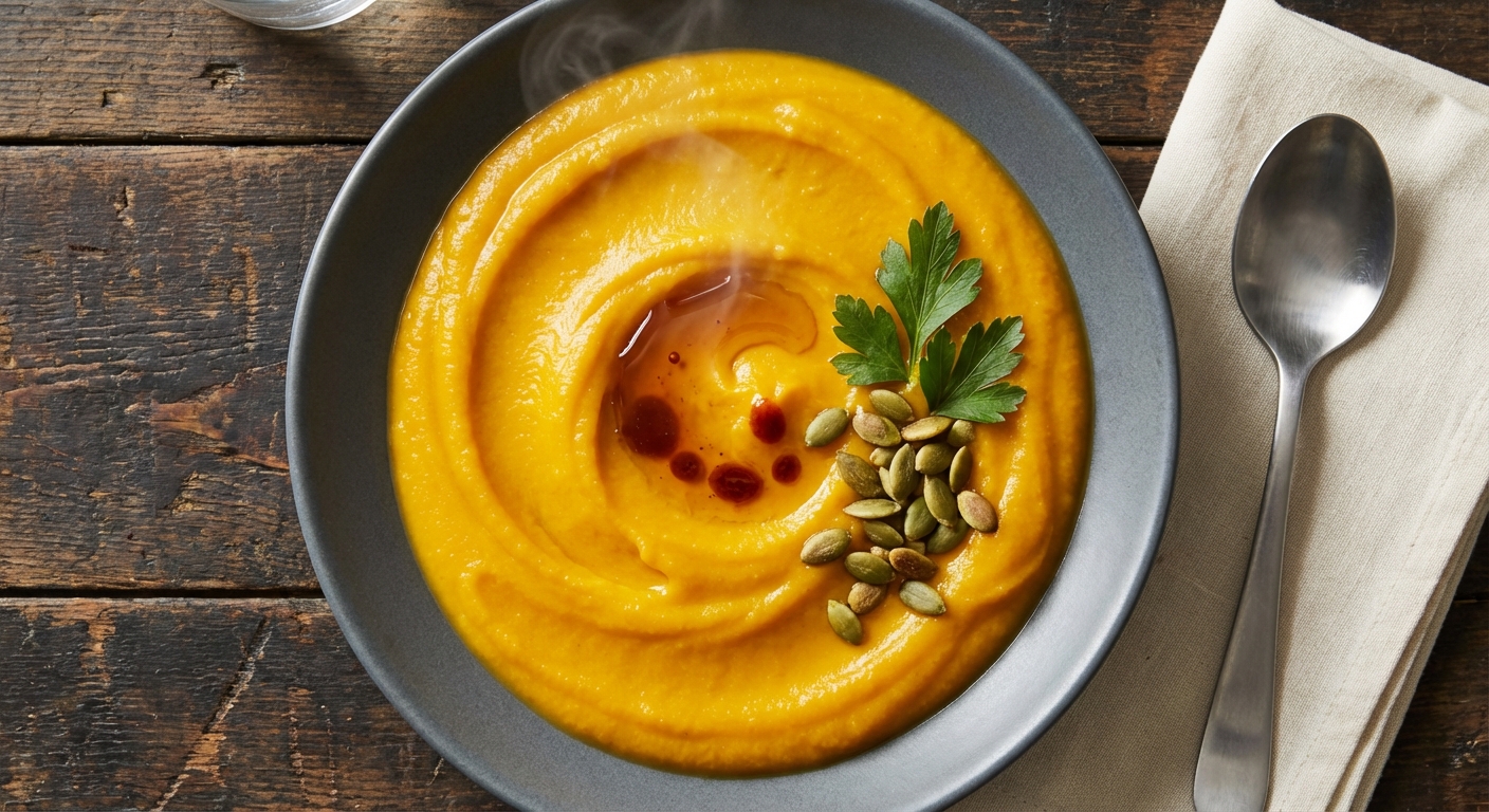 Pureed Butternut Squash with Honey and Chipotle Chile