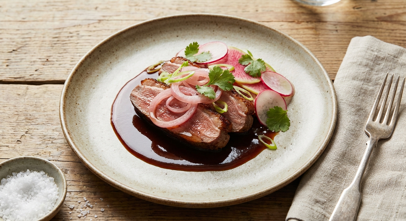 Quick Pickled Shallots and Radishes