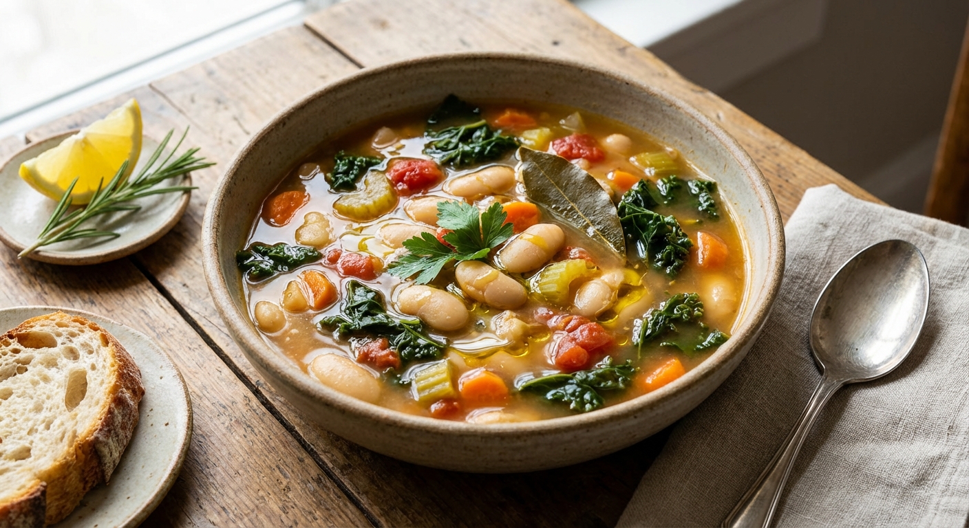 Quicker Tuscan White Bean Soup