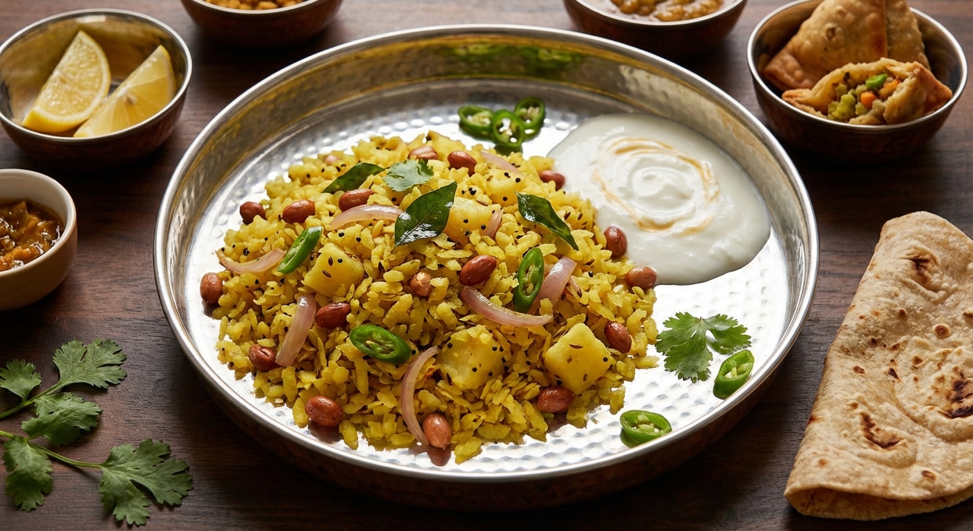 Rhea’s Potato + Onion Poha