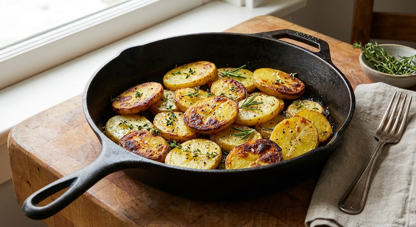 Roasted Potato Slices