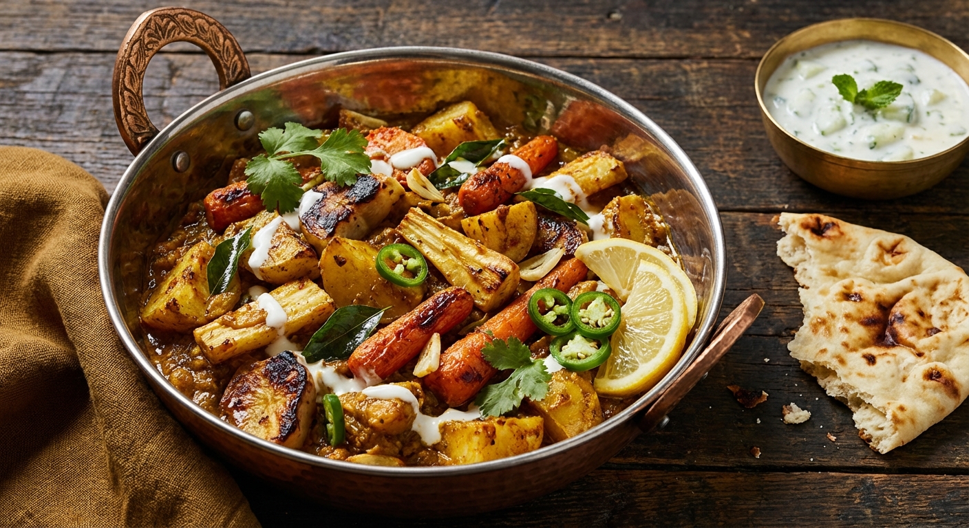 Roasted Root Vegetable Madras