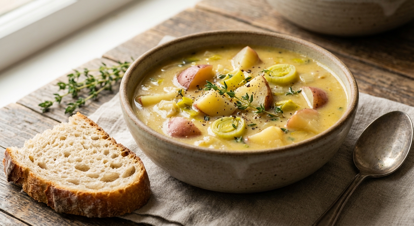 Rustic Leek and Potato Soup