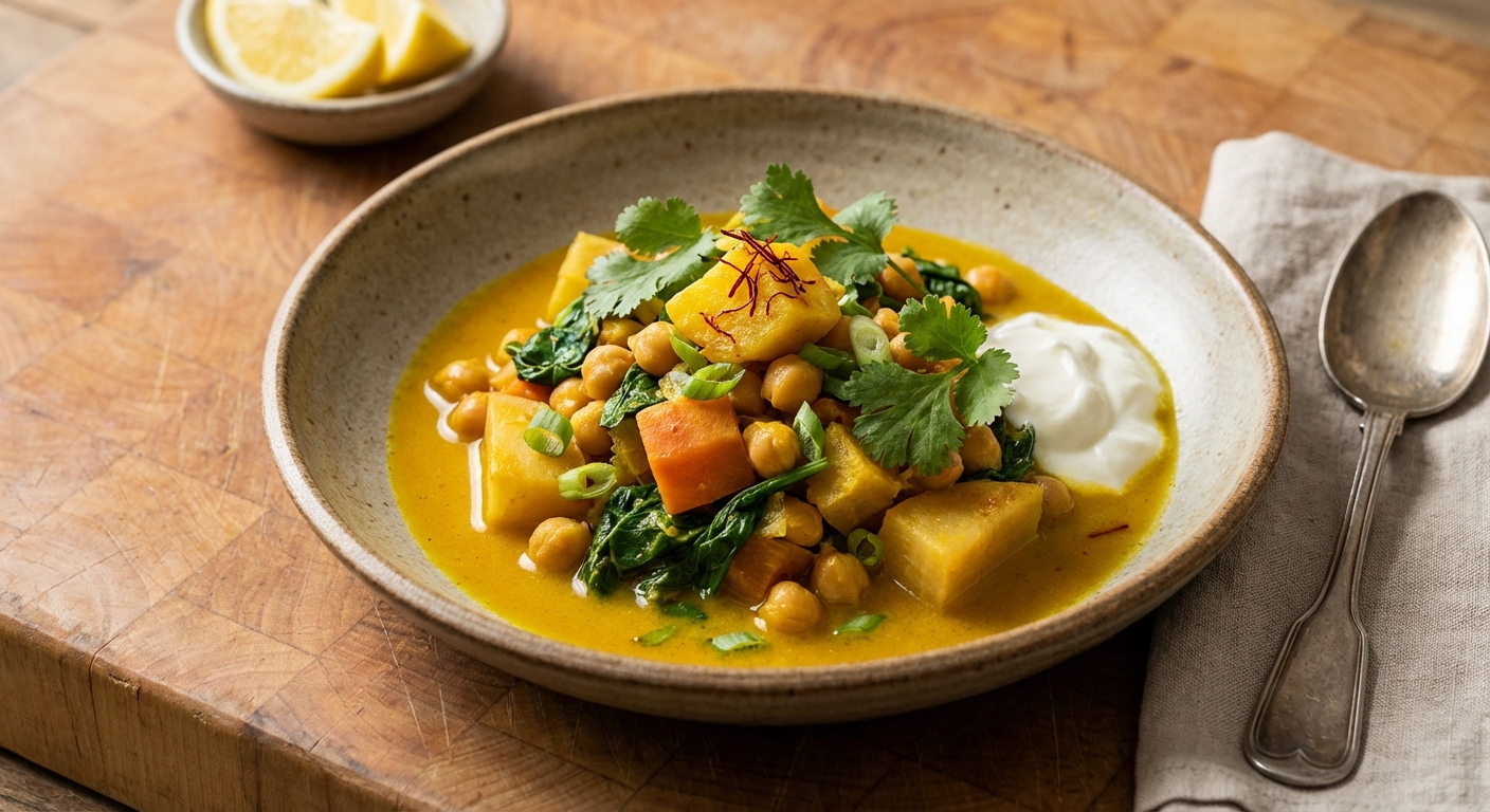 Saffron-Scented Vegetable Stew