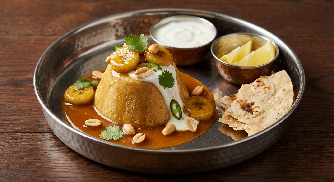 Salted Jaggery Kulfi with Bananas