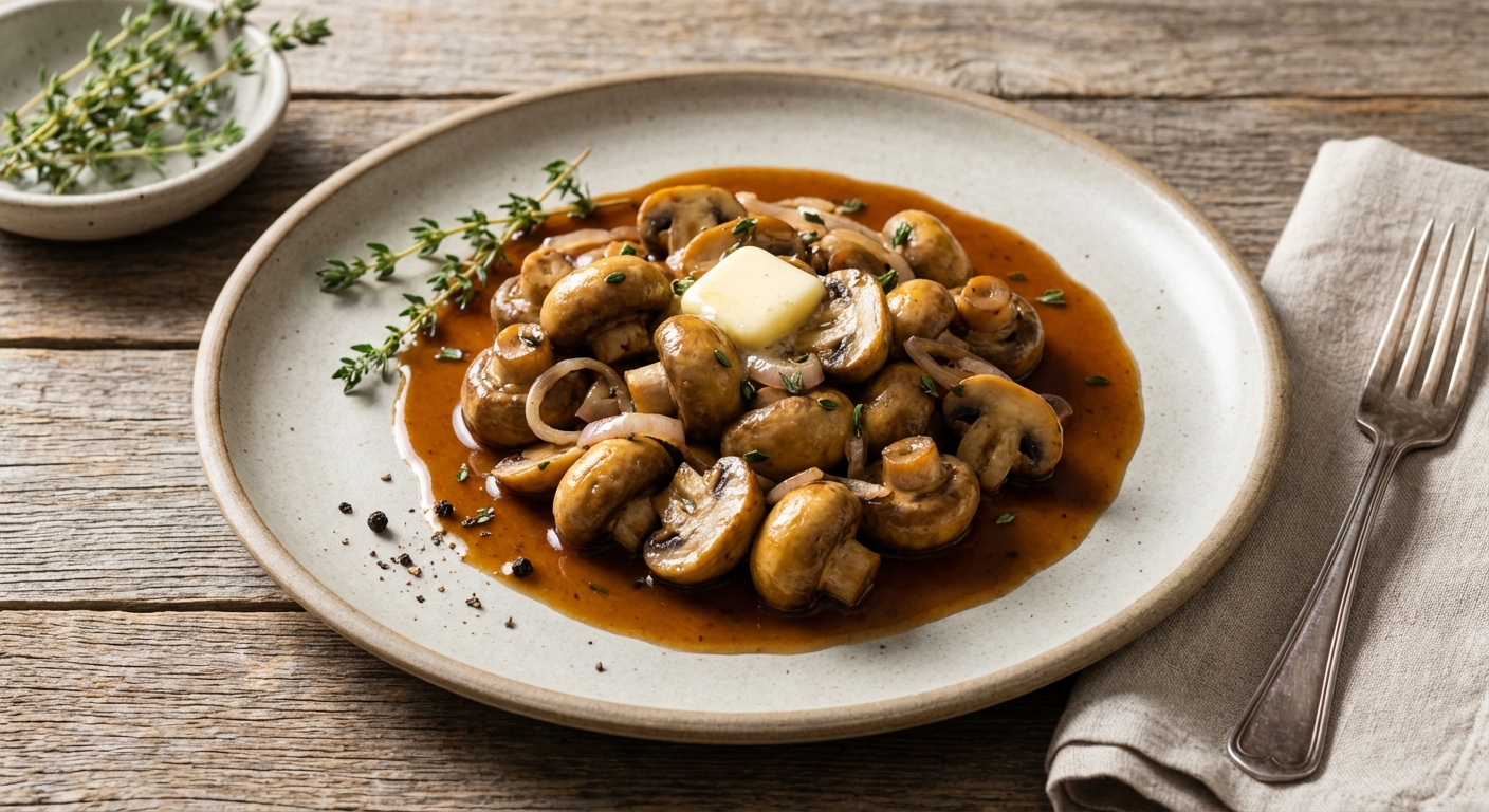 Sauteed Mushrooms with Marsala and Thyme