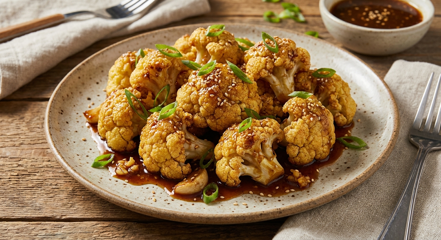 Sesame-Ginger Cauliflower