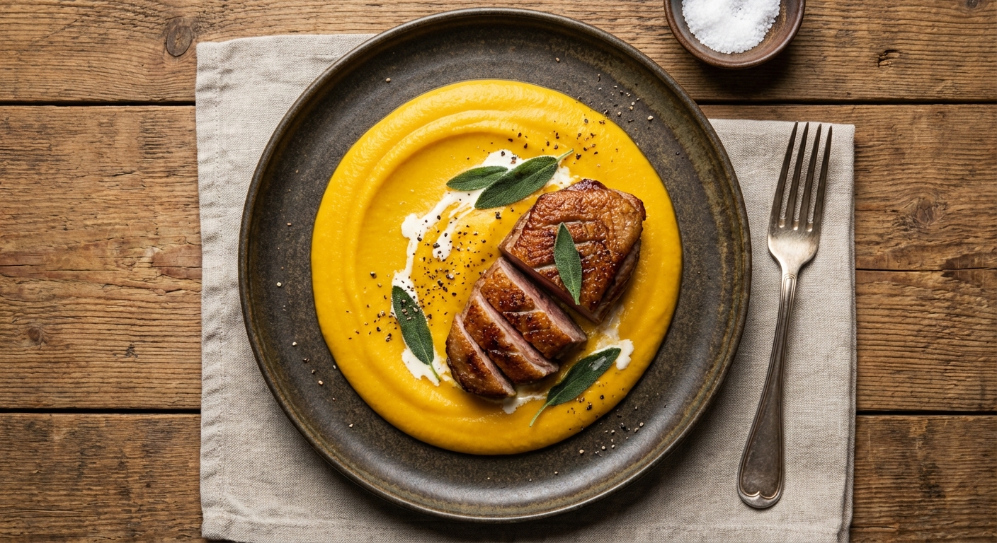 Silky Microwaved Squash Puree