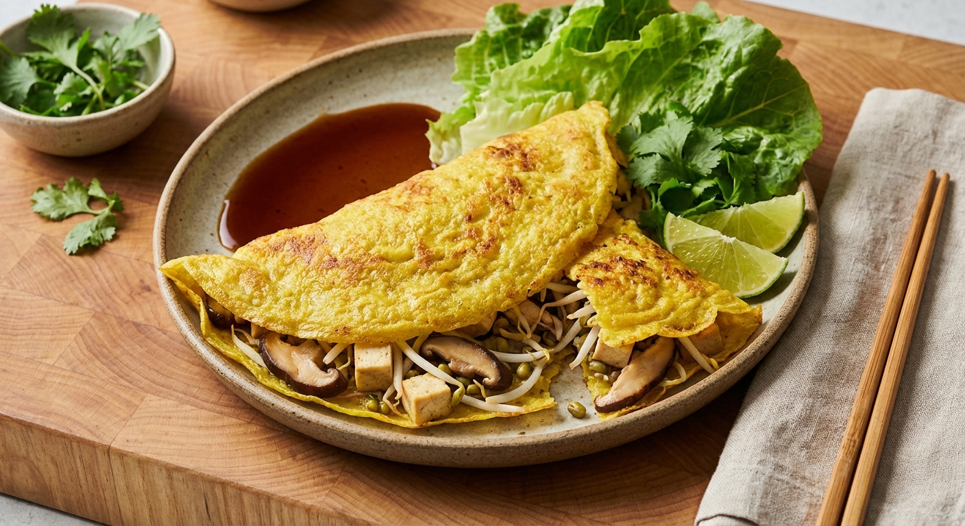 Sizzling Saigon Crêpes (Banh Xeo)