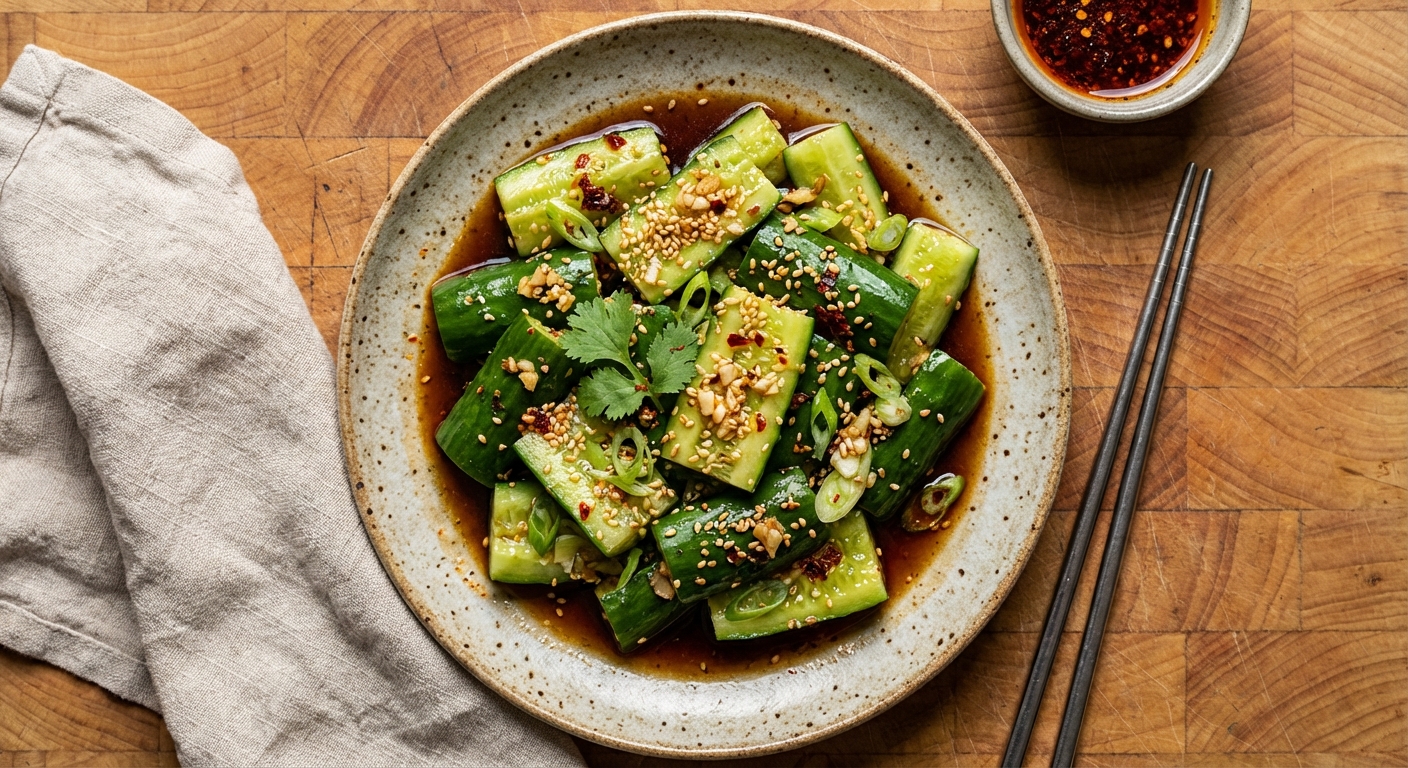 Smacked Cucumber Salad