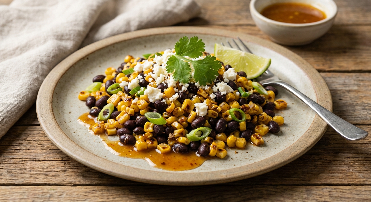 Smoky Toasted Corn and Black Bean Salad