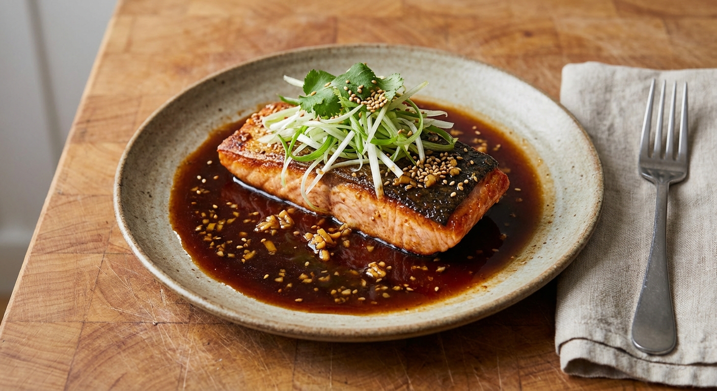 Soy-Ginger Sauce with Scallion