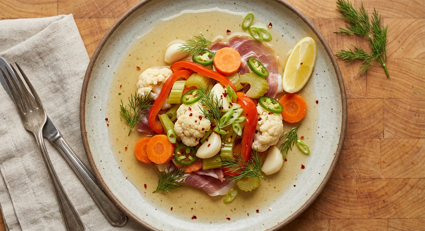 Spicy Pickled Vegetables (Giardiniera)