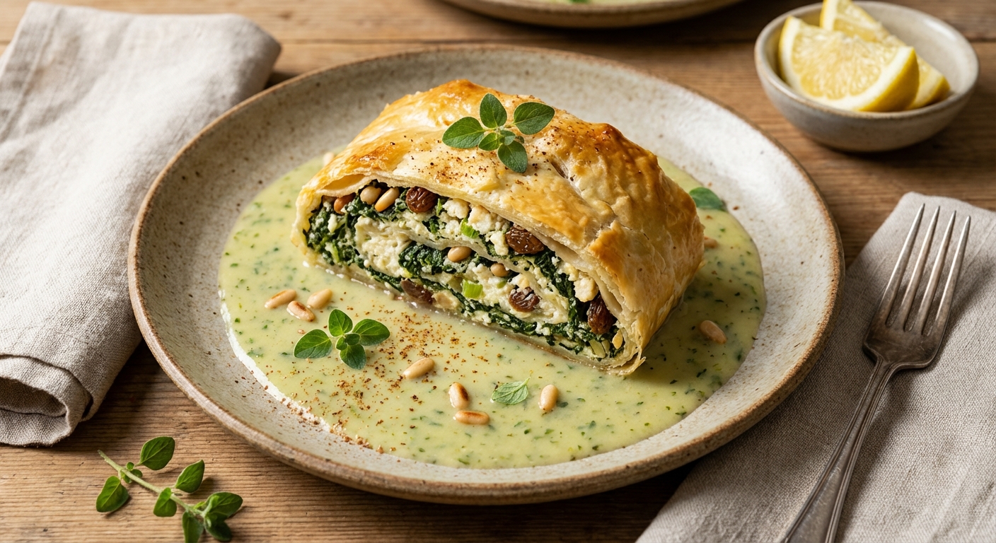Spinach and Ricotta Strudel