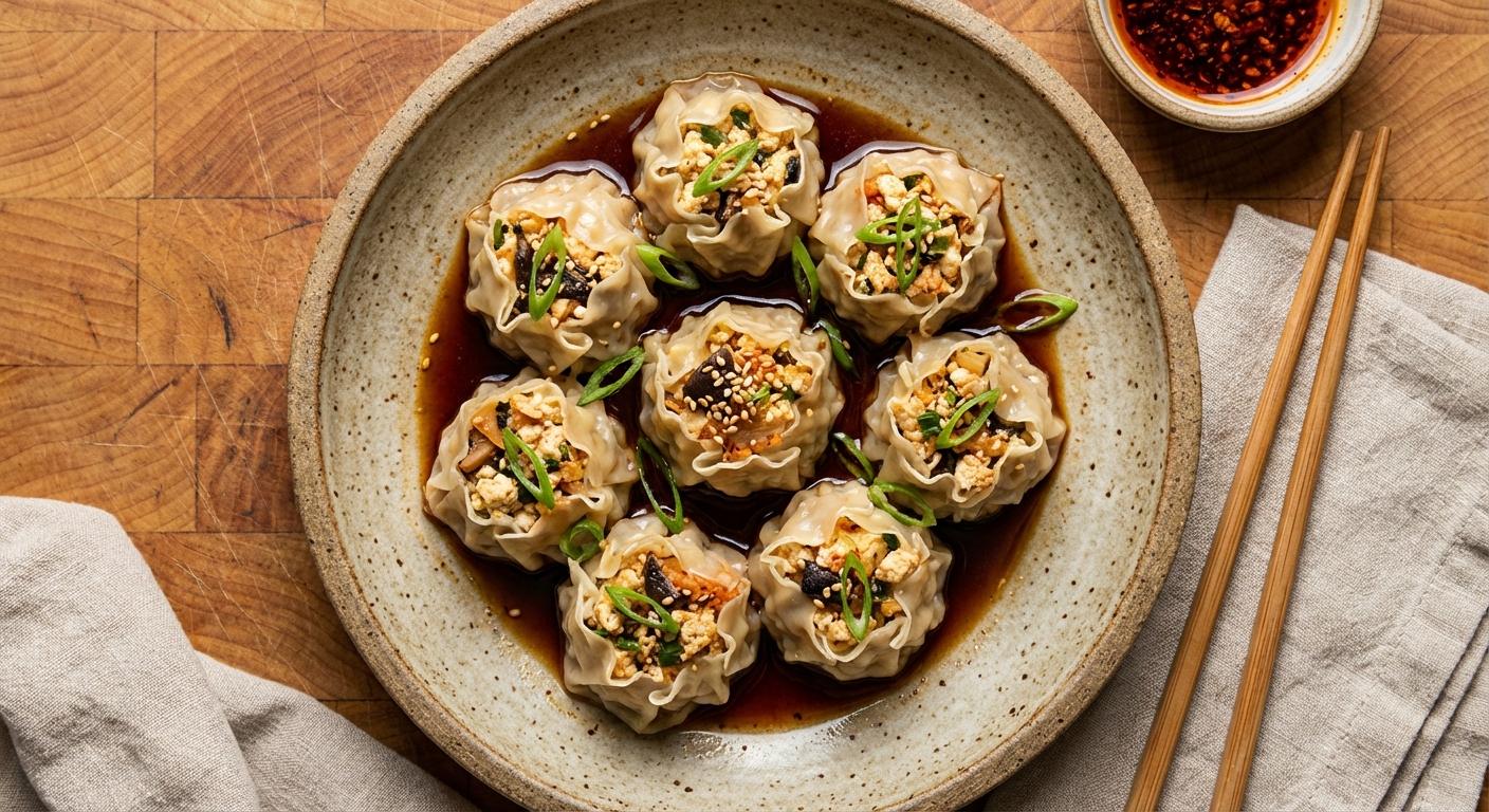 Steamed Chinese Dumplings (Shu Mai)
