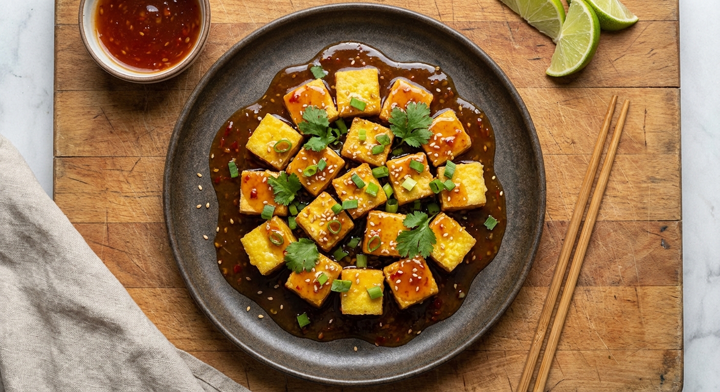 Sweet Chili Glazed Tofu