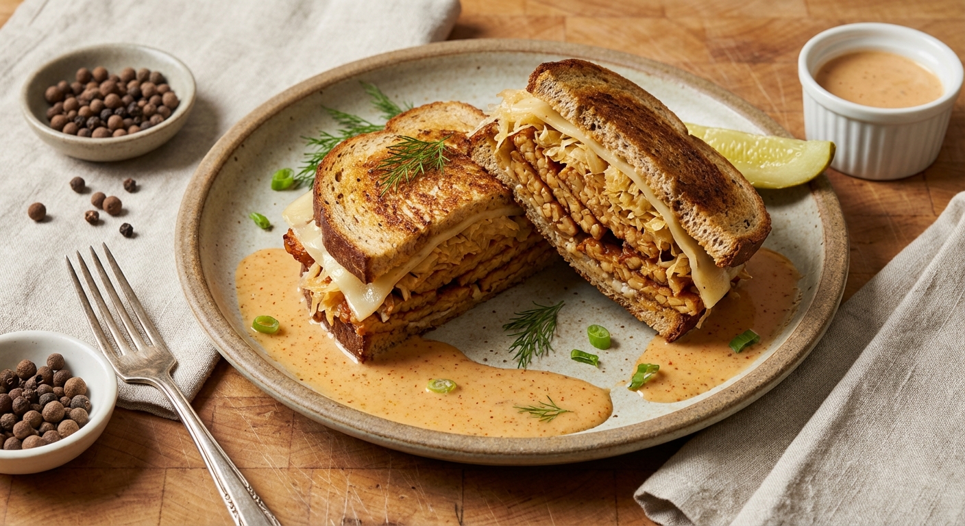 Tempeh Reuben Sandwiches