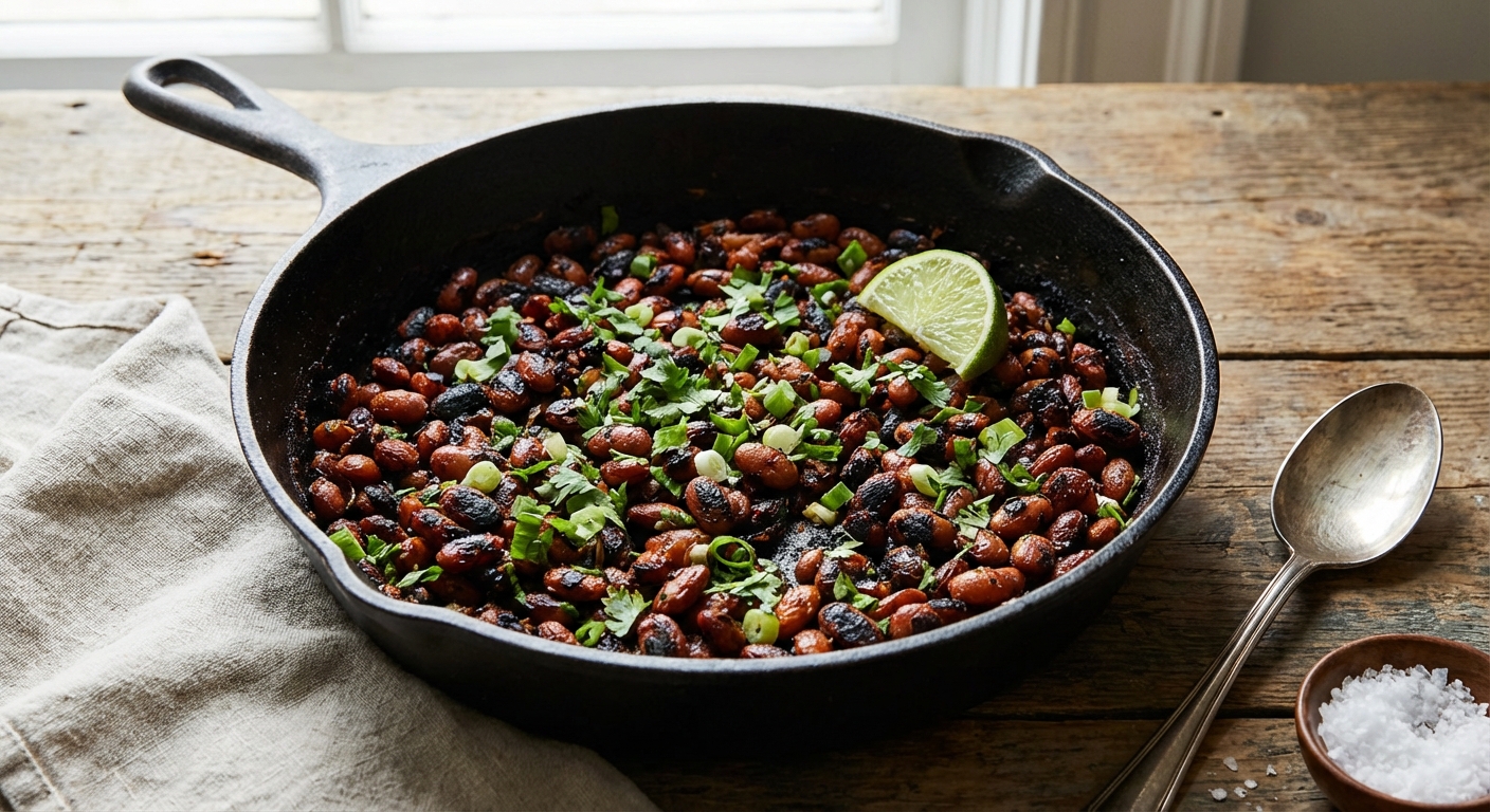 Tequila-Braised Cranberry Beans