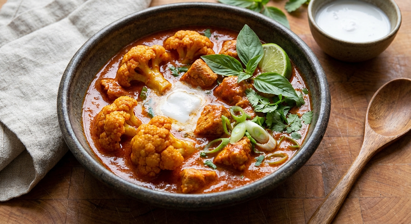 Thai Red Curry Cauliflower