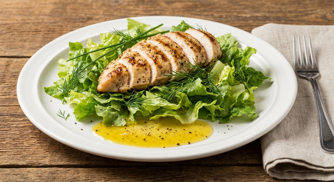 The Simplest Green Salad