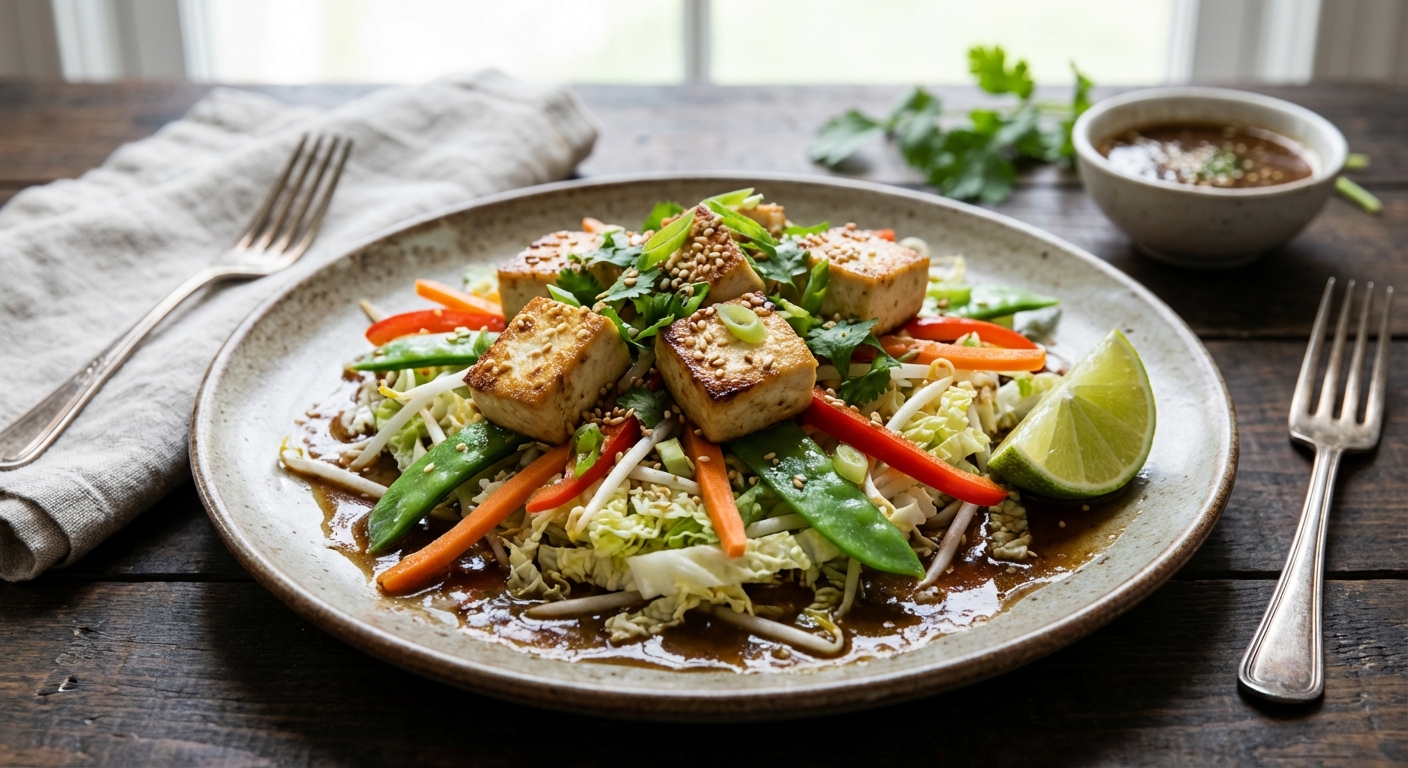 Tofu and Vegetable Salad