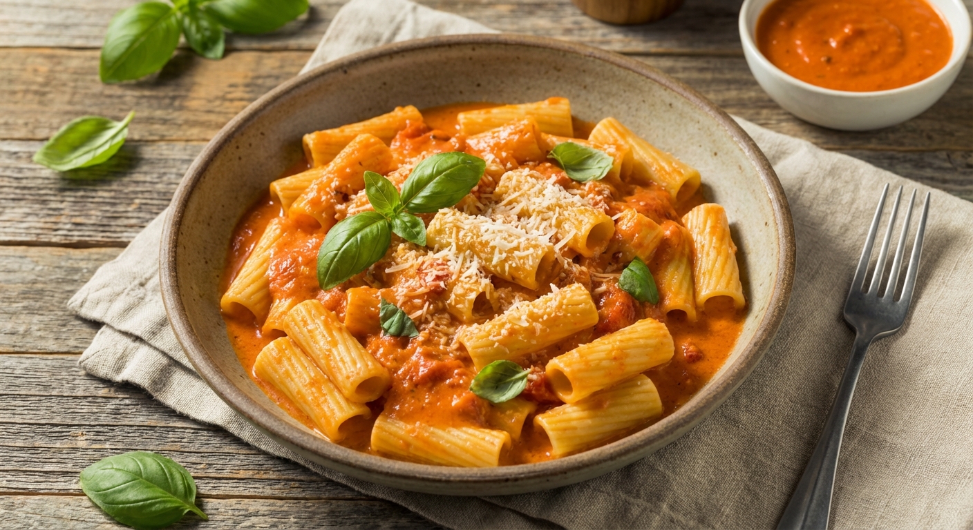 Tomato Sauce with Vodka and Cream