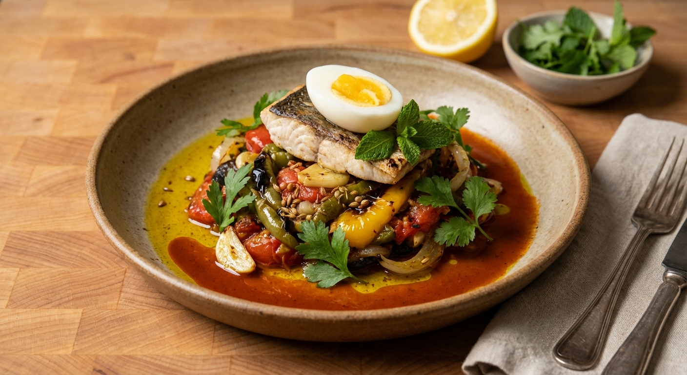 Tunisian-Style Grilled Vegetables (Mechouia)