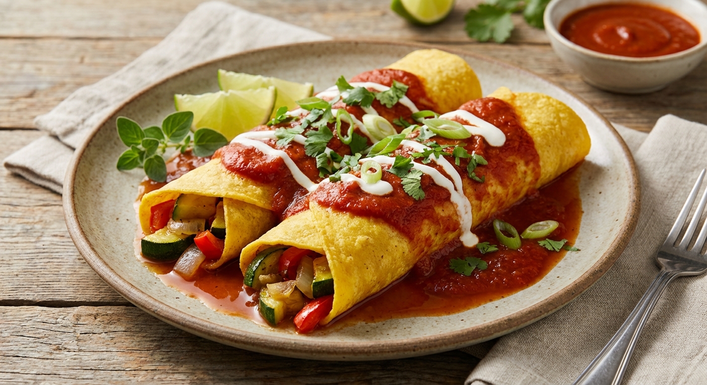 Vegetable Enchiladas