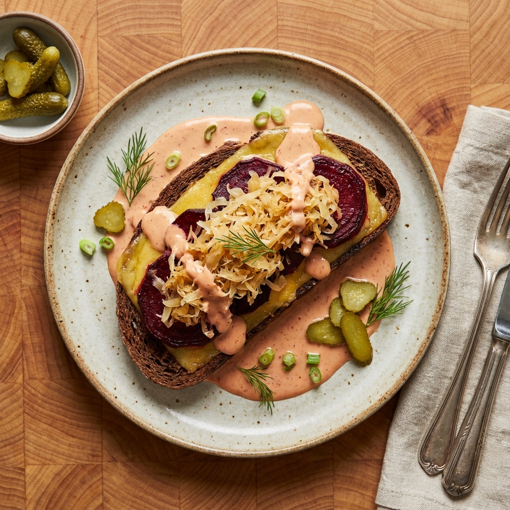 Vegetarian Beet Reuben