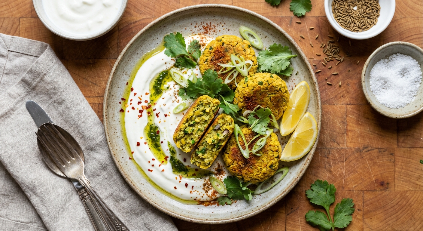 Yellow Split Pea Falafel