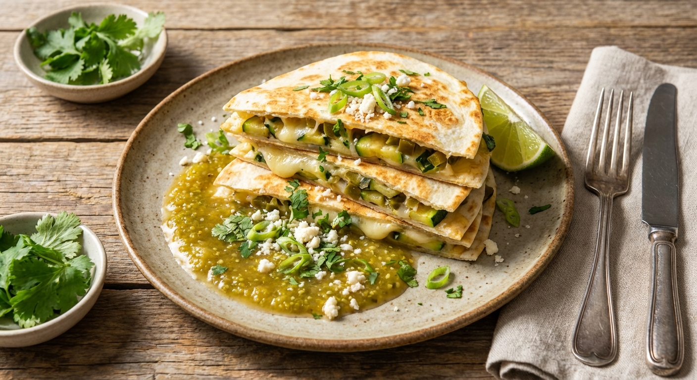 Zucchini Quesadillas